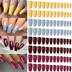 96pcs 4 Colors #05 Press on Nails