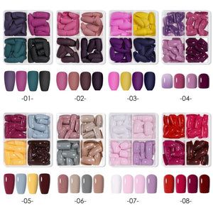 96pcs 4 Colors #05 Press on Nails Clearance BORN PRETTY