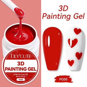 3D Painting Gel PG05 8ml Gel Nail Polish LILYCUTE