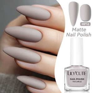 Matte Nail Polish 7ml Nail Polish LILYCUTE MP16
