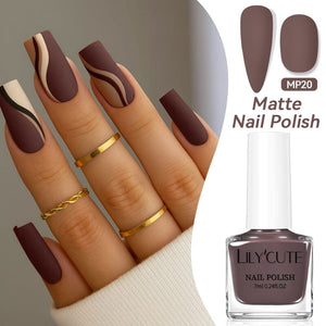 Matte Nail Polish 7ml Nail Polish LILYCUTE MP20