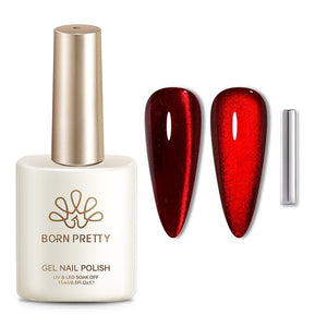 Cat Magnetic Gel MY377 Hot Ruby 15ml Gel Nail Polish BORN PRETTY