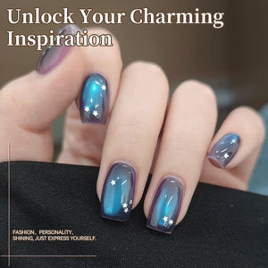 6 Colors Colored Cat Magnetic Gel M35 Plane Trees 7ml HEMA/TPO FREE Gel Nail Polish BORN PRETTY