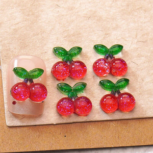 20pcs Cherry Nail Decorations Nail Art No Brand