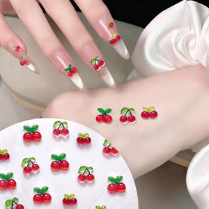 20pcs Cherry Nail Decorations Nail Art No Brand