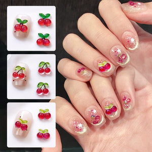 20pcs Cherry Nail Decorations Nail Art No Brand