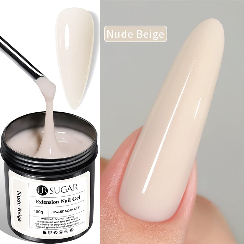 Nude Beige Extension Nail Gel 150g Extension Nail Gel UR SUGAR