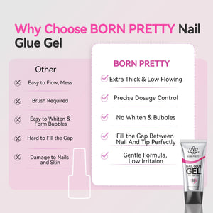 Nail Glue Gel Set Gel Nail Polish BORN PRETTY