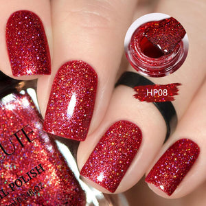 12 Colors Glitter Nail Polish HP01~12 7ml Nail Polish LILYCUTE