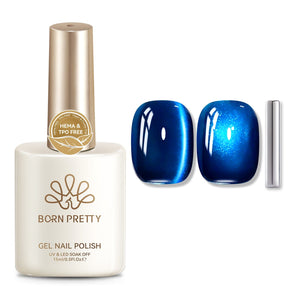 Crystal Cat Magnetic Gel MY376 Rhine Lake 15ml HEMA/TPO FREE Gel Nail Polish BORN PRETTY