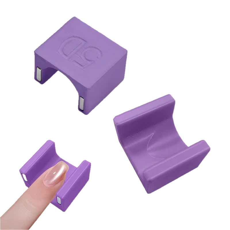 Purple 5D Automatic Cat Magnet