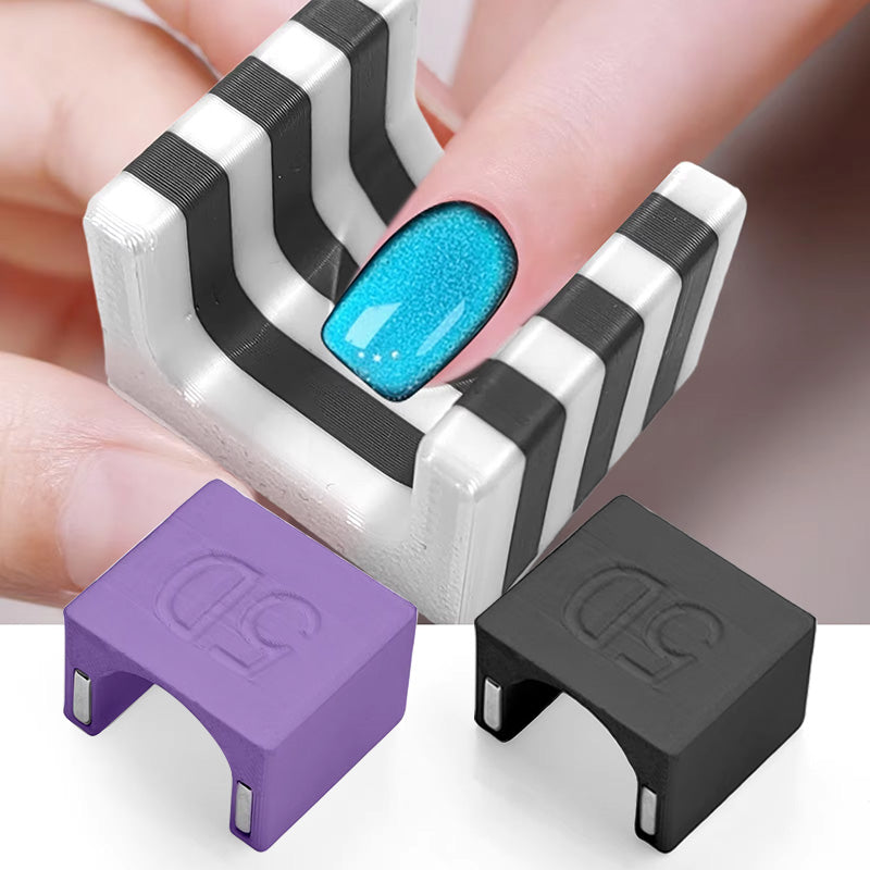 Purple 5D Automatic Cat Magnet