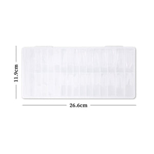 180pcs Oval Extension Gel Dual Forms Nail Tips No Brand