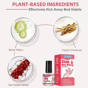 Stop Nail Biting Liquid 10ml Nail Care No Brand