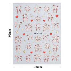 Firework 3D Nail Sticker Nail Art No Brand