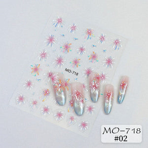 Firework 3D Nail Sticker Nail Art No Brand