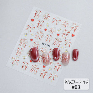 Firework 3D Nail Sticker Nail Art No Brand