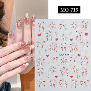 Firework 3D Nail Sticker Nail Art No Brand MO-719