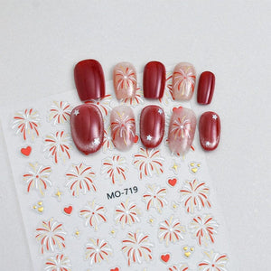 Firework 3D Nail Sticker Nail Art No Brand