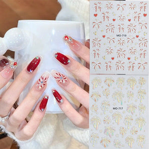 Firework 3D Nail Sticker Nail Art No Brand