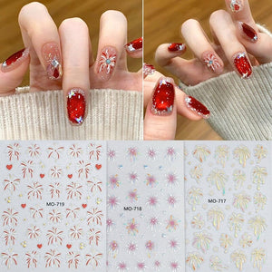 Firework 3D Nail Sticker Nail Art No Brand