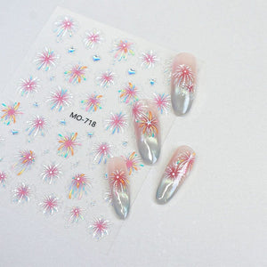 Firework 3D Nail Sticker Nail Art No Brand