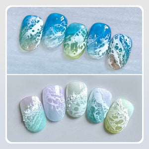 Ocean Wave Watercolor Liquid 10ml Gel Nail Polish BORN PRETTY