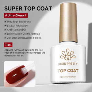 Base Gel Super Top Coat 10ml Base & Top Coat BORN PRETTY Super Top Coat