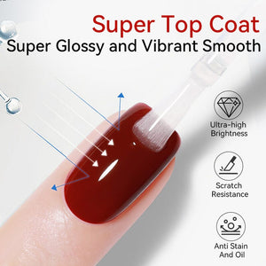 Base Gel Super Top Coat 10ml Base & Top Coat BORN PRETTY