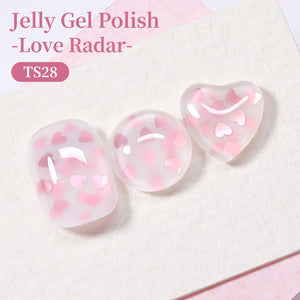 Sequins Jelly Gel TS28 Love Radar 15ml Gel Nail Polish BORN PRETTY