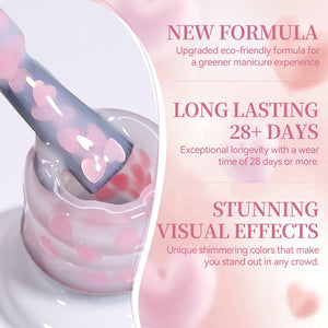 Sequins Jelly Gel TS28 Love Radar 15ml Gel Nail Polish BORN PRETTY