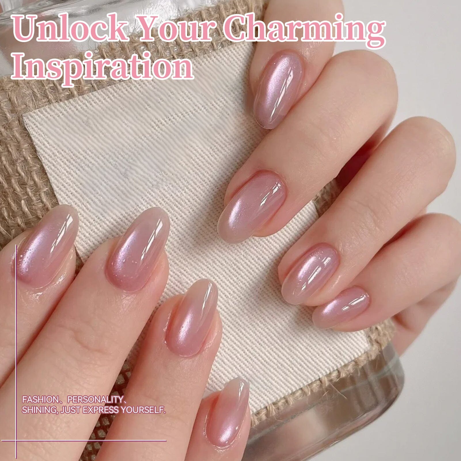 6 Colors Glass Cat Magnetic Gel M37 Love Boom 7ml HEMA/TPO FREE Gel Nail Polish BORN PRETTY