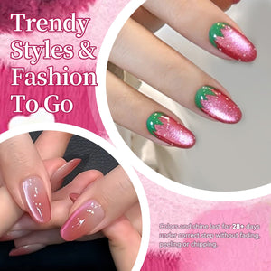 6 Colors Glass Cat Magnetic Gel M39 Strawberry Bear 7ml HEMA/TPO FREE Gel Nail Polish BORN PRETTY