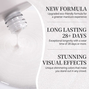 Thread Gel LW31 Pearl White 10ml Gel Nail Polish BORN PRETTY