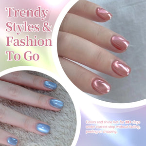 6 Colors Mirror Cat Magnetic Gel Set M40 Sky Mirror 7ml HEMA/TPO FREE Gel Nail Polish BORN PRETTY