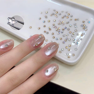 30pcs Sparkling Star Zircon Nail Decoration Nail Art No Brand