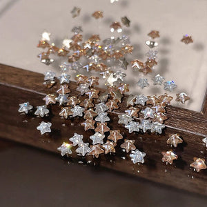 30pcs Sparkling Star Zircon Nail Decoration Nail Art No Brand