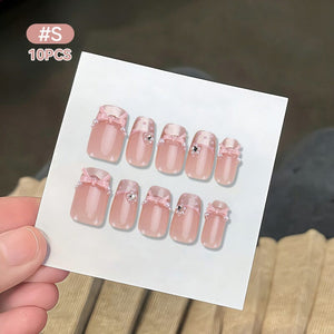 10pcs S Press on Nails False Tips Nail Tips No Brand #03