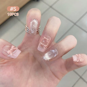 10pcs S Press on Nails False Tips Nail Tips No Brand