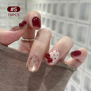 10pcs S Press on Nails False Tips Nail Tips No Brand