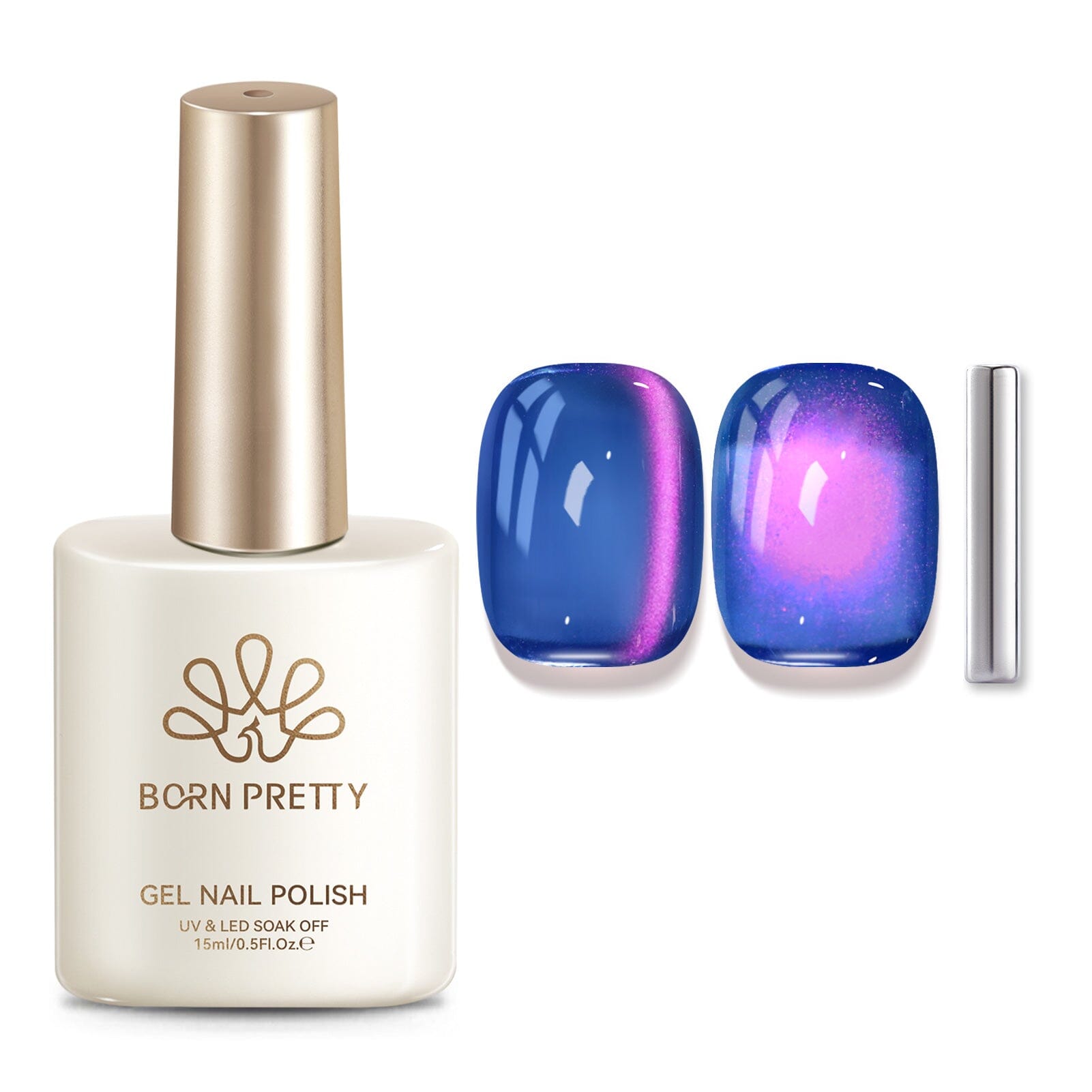 Colored Cat Magnetic Gel MY430 Summer Light 15ml Gel Nail Polish BORN PRETTY