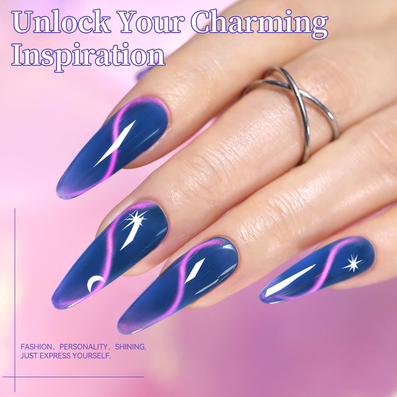 Colored Cat Magnetic Gel MY430 Summer Light 15ml Gel Nail Polish BORN PRETTY