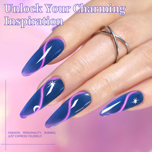 Colored Cat Magnetic Gel MY430 Summer Light 15ml Gel Nail Polish BORN PRETTY