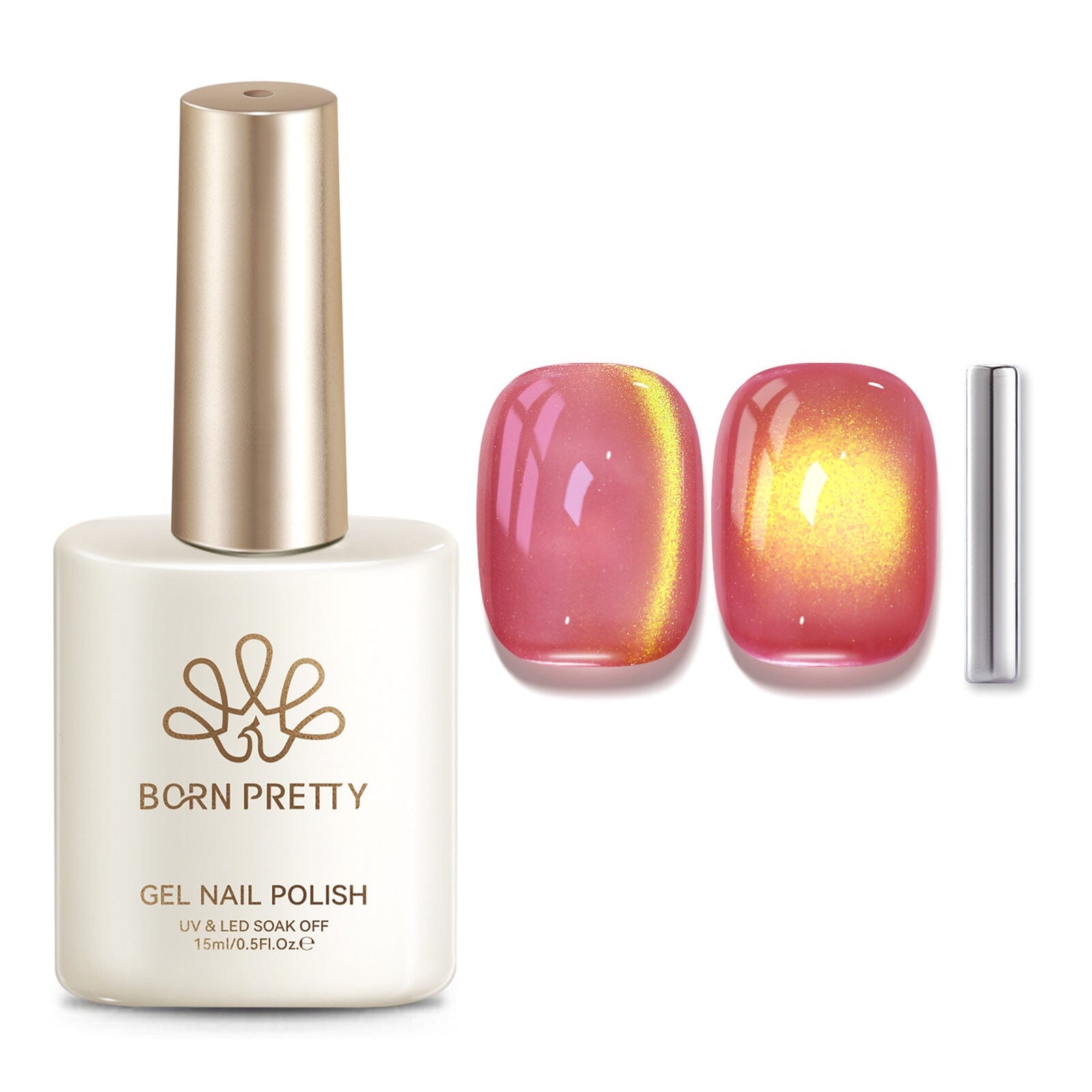 Colored Cat Magnetic Gel MY432 Summer Light 15ml Gel Nail Polish BORN PRETTY