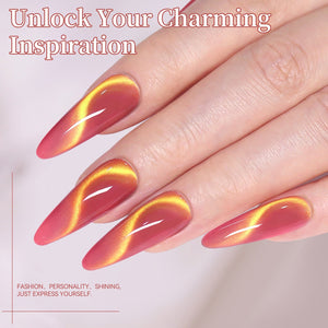 Colored Cat Magnetic Gel MY432 Summer Light 15ml Gel Nail Polish BORN PRETTY