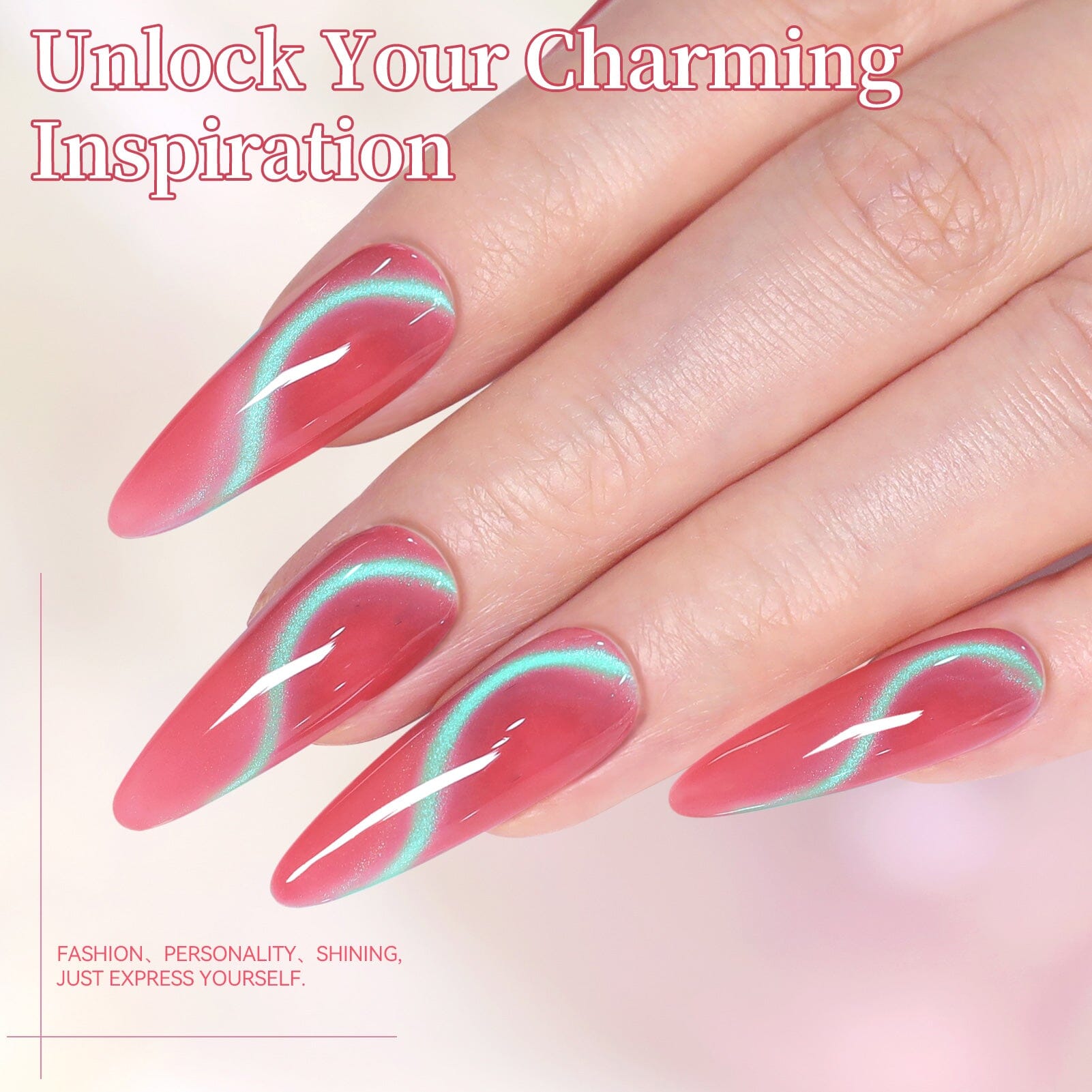 Colored Cat Magnetic Gel MY433 Summer Light 15ml Gel Nail Polish BORN PRETTY