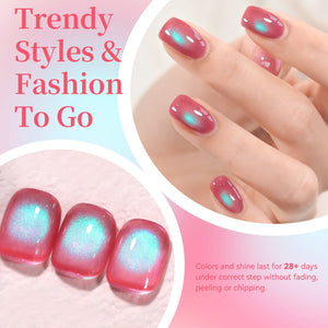 Colored Cat Magnetic Gel MY433 Summer Light 15ml Gel Nail Polish BORN PRETTY