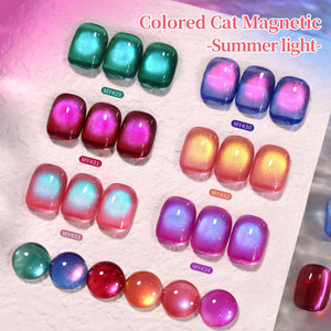 Colored Cat Magnetic Gel MY433 Summer Light 15ml Gel Nail Polish BORN PRETTY