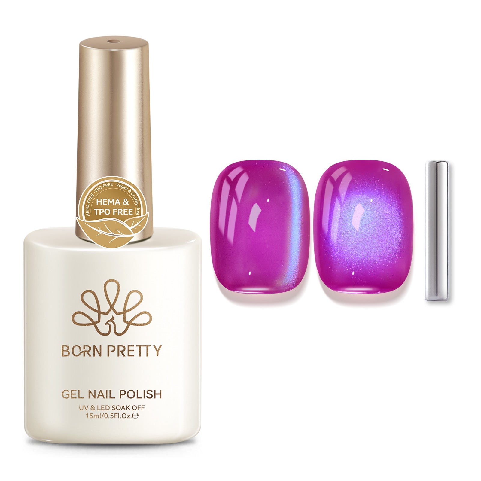 Colored Cat Magnetic Gel MY434 Summer Light 15ml HEMA/TPO FREE