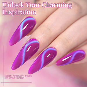 Colored Cat Magnetic Gel MY434 Summer Light 15ml Gel Nail Polish BORN PRETTY